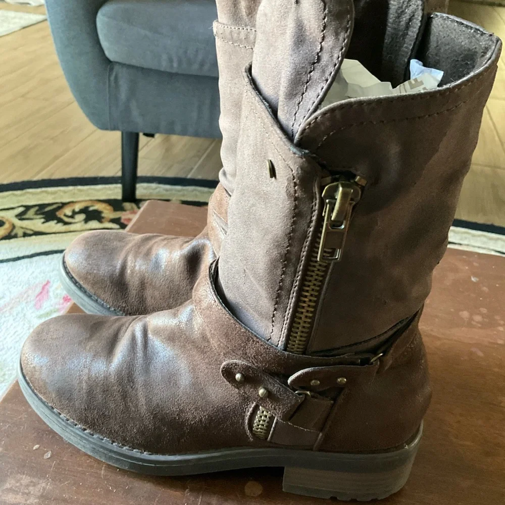 Carlos by Carlos Santana Black Sole Boots - Picture 1 of 9